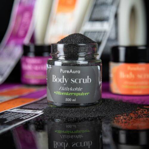 Body-scrub-Kosmetik-Etiketten