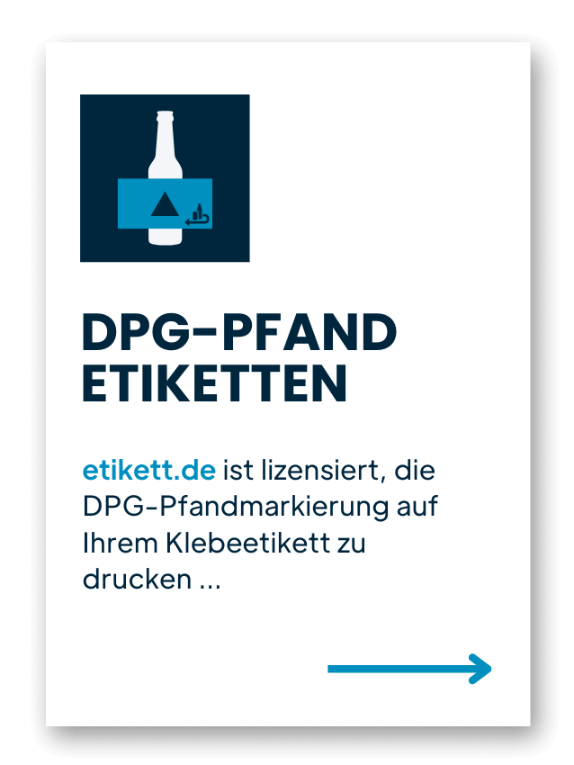 DPG-Pfand-Etiketten