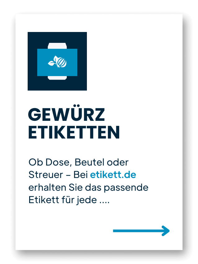 Gewürzetiketten