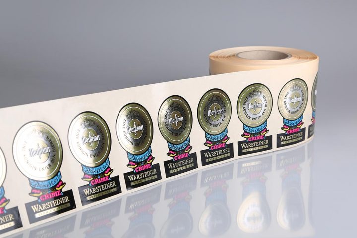 Rollenetikett Warsteiner Sonderedition