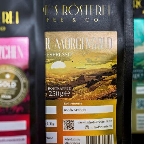 Imhofs-Rösterei-Büdinger-Morgengold-Kaffeeetikett-Sorten