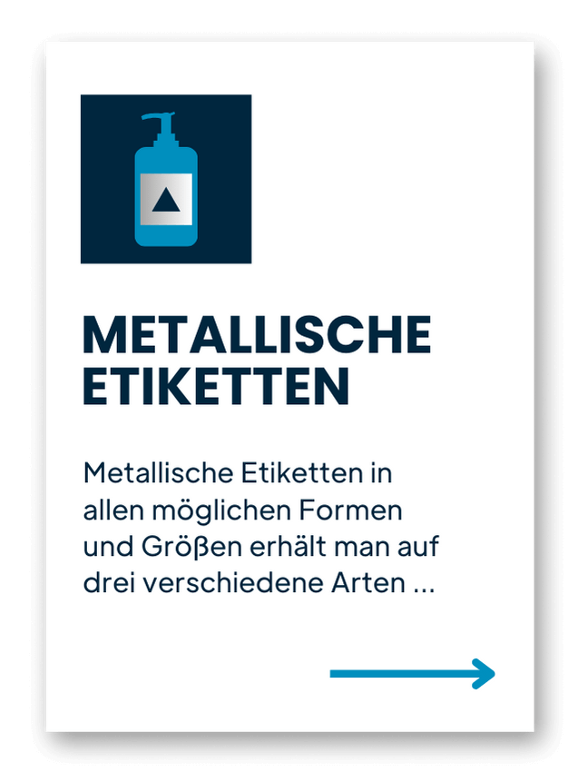 Metallische-Etiketten