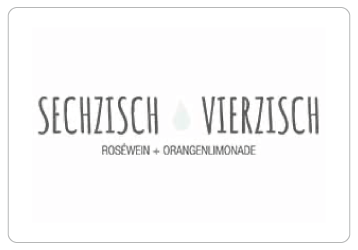 Sechzisch_Vierzisch Logo Referenzen etikett.de