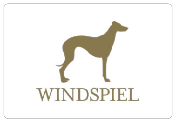Windspiel Logo Referenzen etikett.de